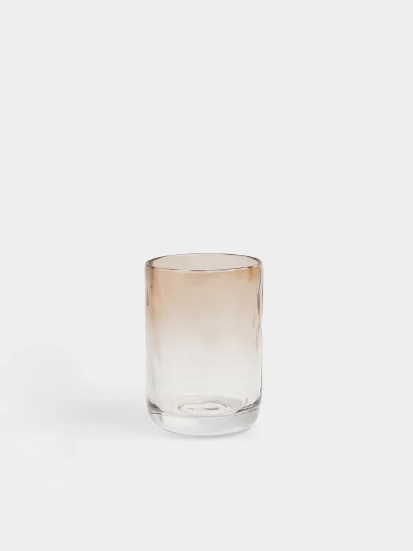 Жуынатын бөлмеге арналған стақан, 10 см, шыны, қоңыр, градиент, Rachas, image-0
