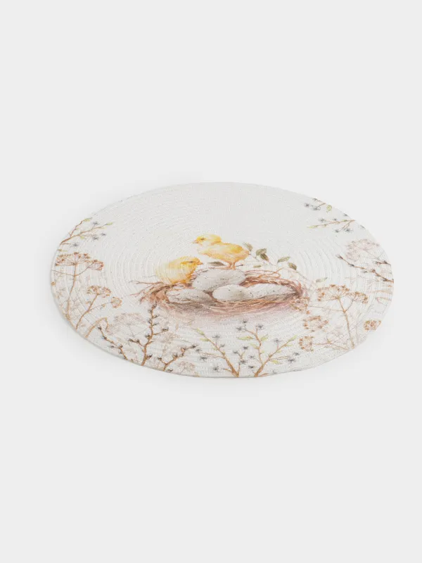 Салфетка под приборы, 38 см, Цыплята, Rotary print, image-5