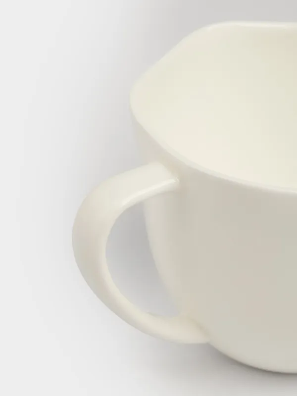 Саптыаяқ, 350 мл, 2 дана, фарфор F, ақ, Иілімдер, Galeon, image-2