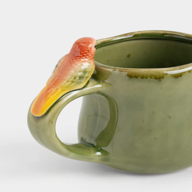 Кружка, 500 мл, Попугай, Tropical bird, image-4