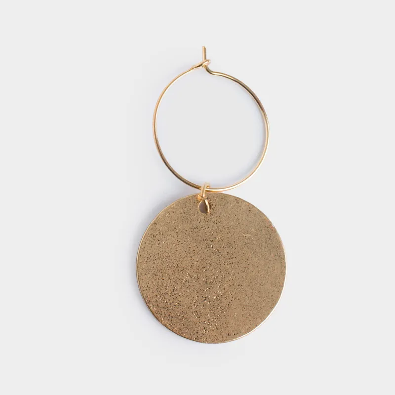 Бокалға арналған аспа, 6 дана, металл/страздары бар, алтын, Медальондағы тілектер, Fantastic gold, image-2