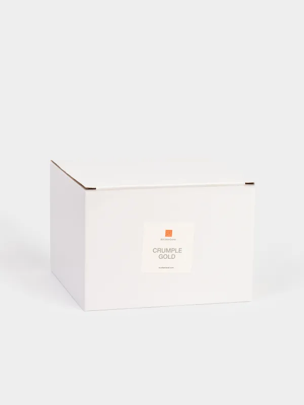 Пара чайная, 350 мл, Волнистый край, Crumple gold, image-5