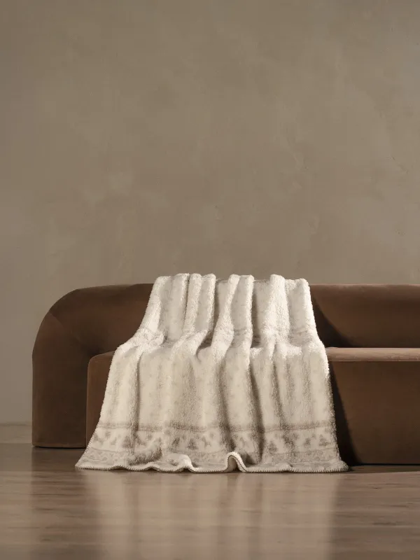 Жамылғы, 130х170 см, шерпа, сүт түстес және сарғылт-қоңыр, Өрнектер, Sherpa, image-4