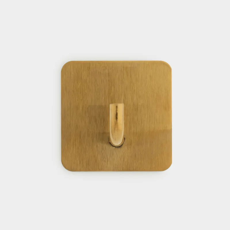 Гүл шоқтарына арналған ілмек, 4 см, жабысқышы бар, болат, төртбұрыш, алтын, Hook