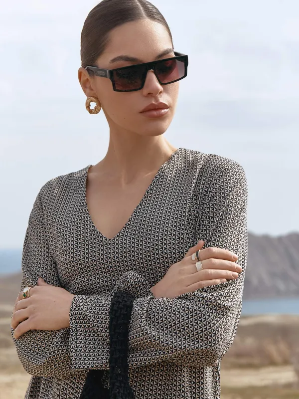 Кольцо, р. S-M, единый размер, металл, золотисто-бежевое, Jewelry , image-2