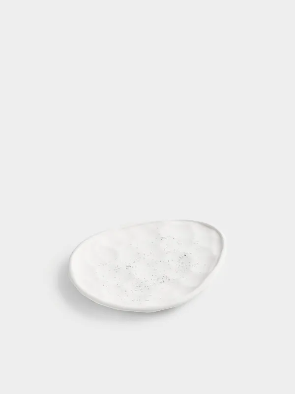 Блюдо декоративное, 27х21 см, Мятый эффект, Antic silver, image-4