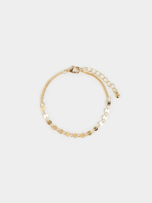 Білезік, 6 см, 2 дана, металл/пластик, алтын, Түрлі-түсті тастар, Mineral, image-3