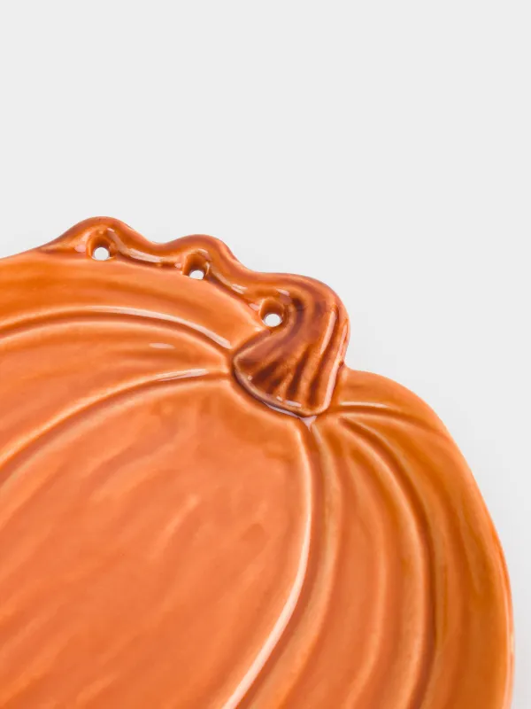 Блюдо, 16 см, керамика D, оранжевое, Тыква, Forest symphony, image-2