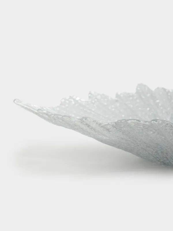 Жеміс вазасы, 42х7 см, шыны Р, күміс түстес, Verge, image-2