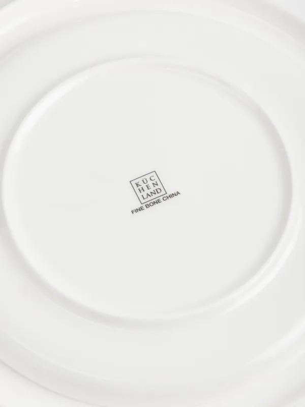 Ас сервизі, 4 адам, 12 зат, фарфор F, ақ, Ideal white, image-4