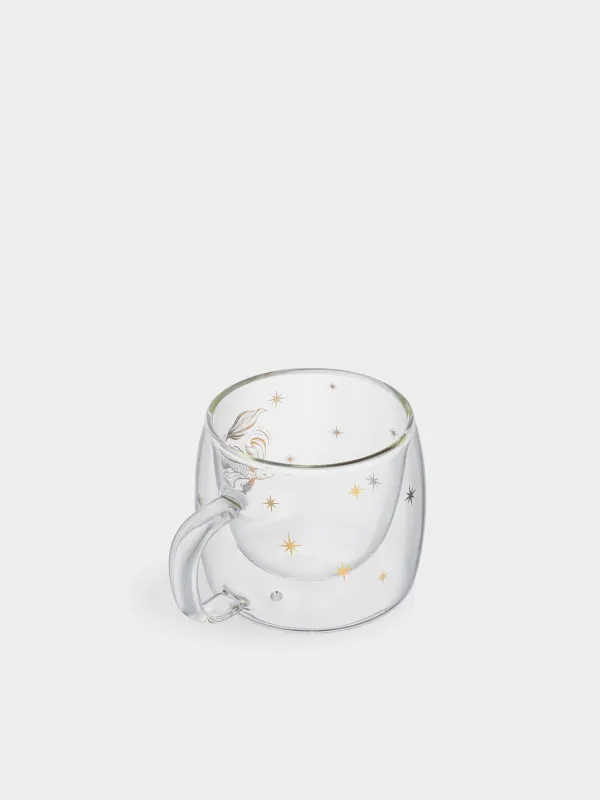 Кружка, 360 мл, стекло Б, Рыба со звездами, Air decor, image-1