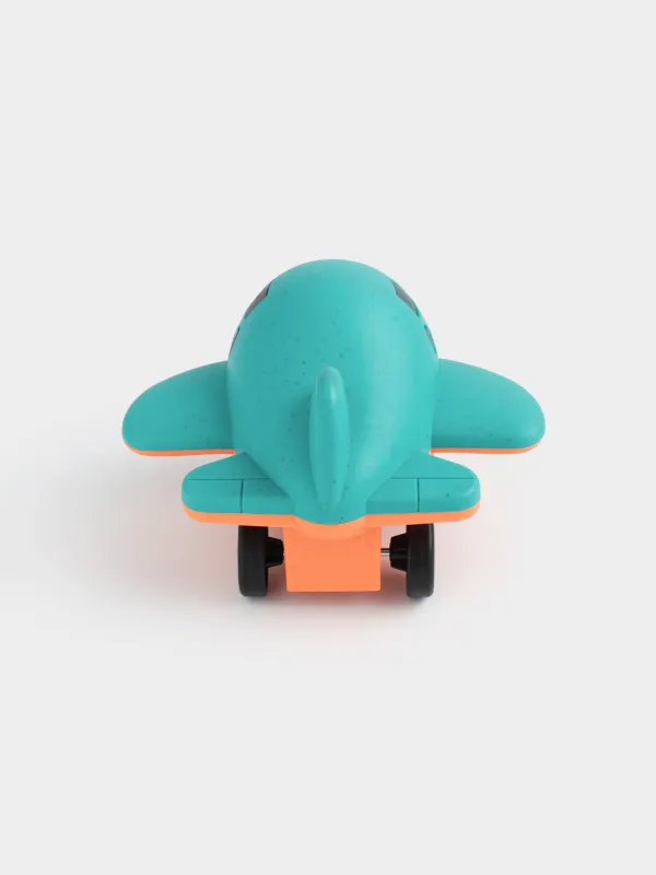 Игрушка, 6х8 см, пластик, оранжевая, Самолет, Traffic, image-1