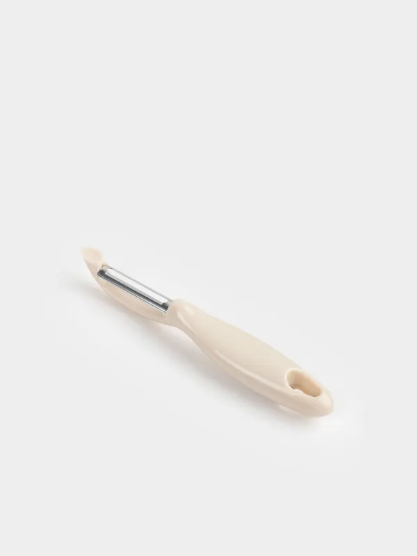 Көкөніс тазалағыш, 17 см, болат/пластик, сұр-сүт түстес, Regular, image-2