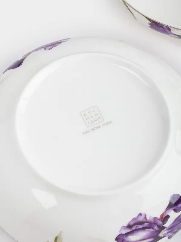 Тарелка суповая, 20х5 см, 2 шт, Ирис, Antarctica Flowers, image-3