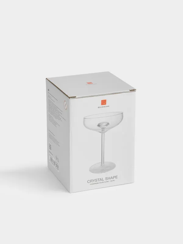 Бокал-креманка для шампанского, 220 мл, стекло Б, Кристалл, Crystal shape, image-4