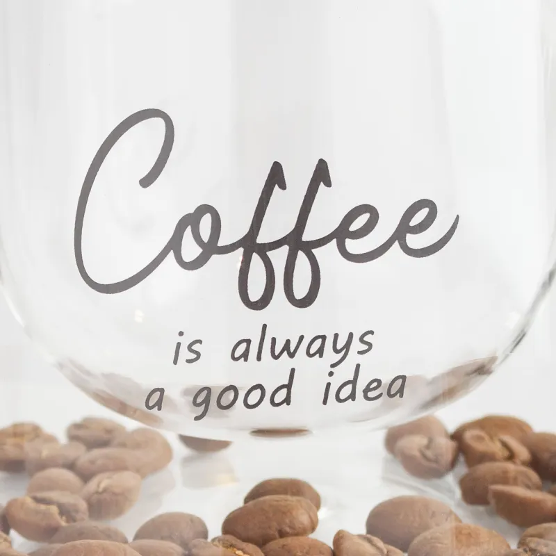 Кружка кофейная, 200 мл, стекло Б, с кофейными зернами внутри, Coffee, Air decor, image-4