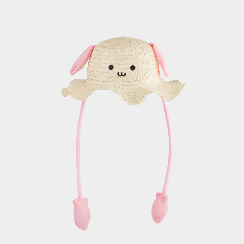 Балаларға арналған қалпақ, бірыңғай өлшемді, құлақтары көтеріледі, целлюлоза/полиэстер, сүт түстес, Banjo