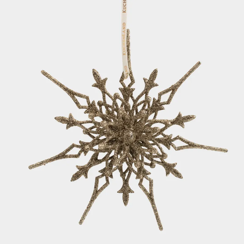 Шырша ойыншығы, 14 см, пластик, шампан, Қар ұшқыны, Figure sparkle