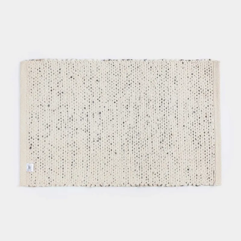 Коврик, 50х80 см, хлопок/полиэстер, молочно-серый, Nordkap, image-1