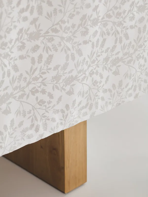 Дастархан, 160х160 см, жаккард, полиэстер, сүт түстес, Бұтақтар, Slender branches, image-6