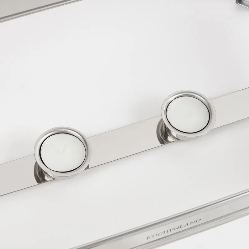 Қыздыруға болатын ыдыс, 49х26х18 см, қақпағы бар, тікбұрышты, шыны Т/болат, Winter antarctica, image-4