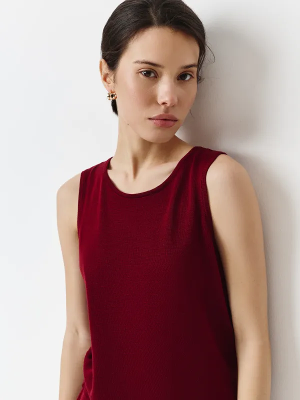 Әйелдер блузасы, өлшемі XS, лиоцелл К, қою қызыл, Ingrid, image-0