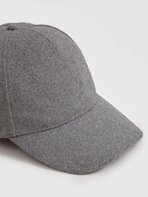Бейсболка, 57 см, бірыңғай өлшем, полиэстер, сұр, Shore, image-2