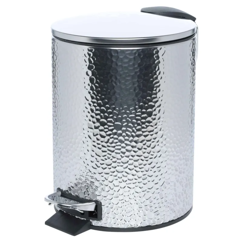 Қоқыс контейнері, 3 л, педальмен, болат, дөңгелек, Renaissance new, image-1