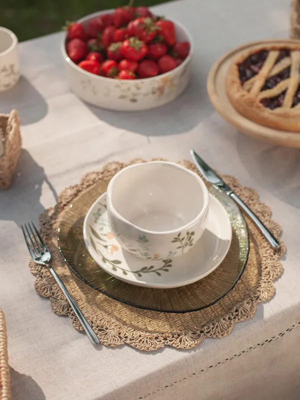 Тарелка закусочная, 21 см, Полевые цветы, Meadow speckled, image-5