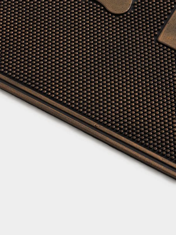 Есік алдындағы кілемше, 45х75 см, резеңке, қола-қара, Home, Home deco, image-2