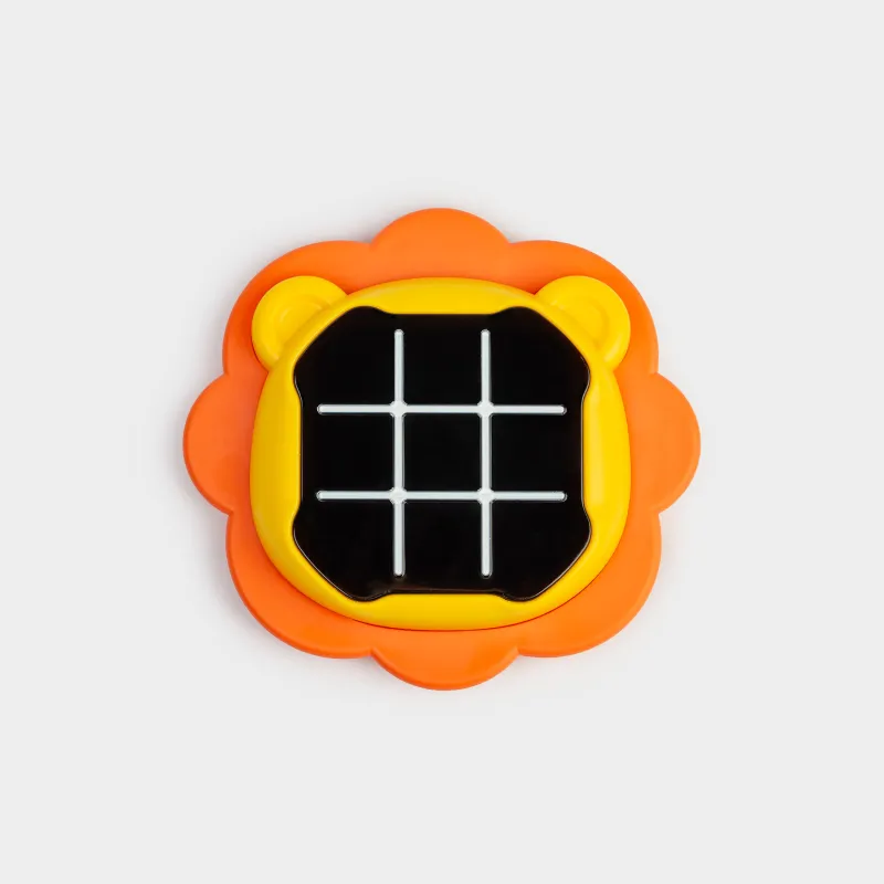 Дамытушы ойыншық, 14х13 см, электронды, пластик, қызғылт сары, Крестик-нолик, Арыстан, Game