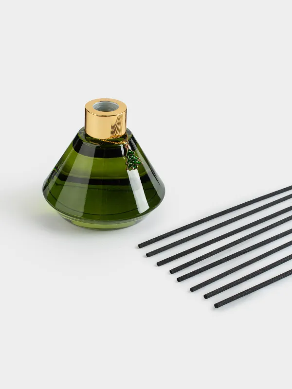 Хош иісті диффузор, 100 мл, аспасы бар, жасыл, Хош иіс, Шырша, Redolent, image-2