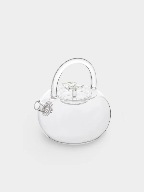 Чайник заварочный, 780 мл, стекло Б/сталь, Бабочка, Butterfly, image-2