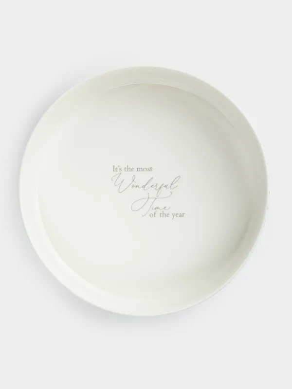 Ыдыс, 23х7 см, бүйірлері бар, фарфор N, Күзгі жапырақтар, Refined floral, image-5